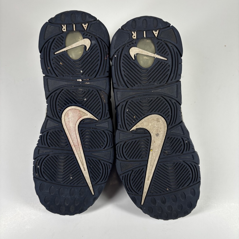 Nike Air More Uptempo GS Size 6Y Women's 7.5 Obsidian Navy/White 415082-401 - Picture 6 of 16